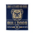 thumbnail image 1 of Logo Brands John B Alexander High School 60"x70" Super Plush Blanket, 1 of 1