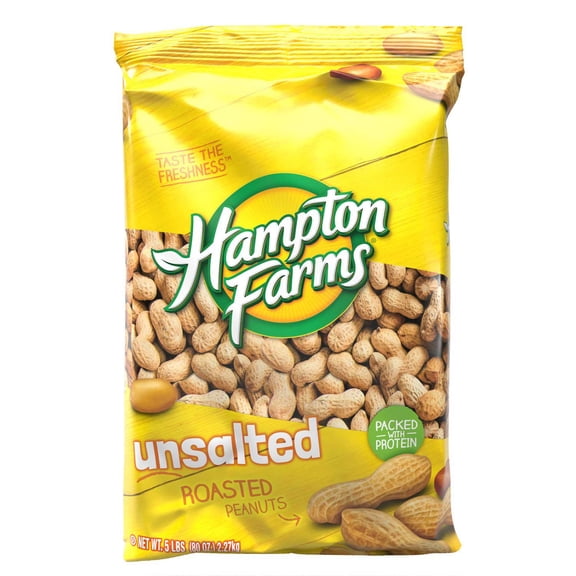 Hampton Farms Unsalted In-Shell Peanuts, 5 lbs.