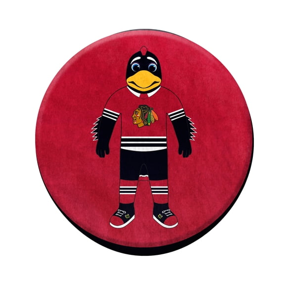 Logo Brands Chicago Blackhawks Puff Pillow