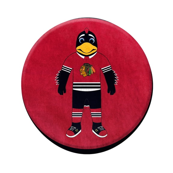 Logo Brands Chicago Blackhawks Puff Pillow