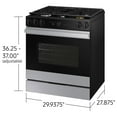 thumbnail image 3 of Samsung Bespoke 6.0 cu. ft. Slide-In Gas Range w/ Air Sous Vide, 3 of 9