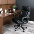 thumbnail image 1 of Alera Maxxis Series Big and Tall Leather Office Chair, Black, 1 of 8