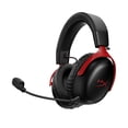 thumbnail image 1 of HyperX Cloud III S – Wireless Gaming Headset for Multi-Platform, 2.4GHz, Bluetooth, Battery Life up to 120 Hours 2.4GHz / 200 Hours Bluetooth, 53mm Angled Drivers, 10mm Detachable Mic – Black/Red, 1 of 4