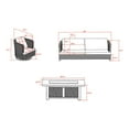 thumbnail image 5 of Member's Mark Brexley Deep Seating Fire Set with Sunbrella Fabric, 4pc, 5 of 7