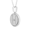thumbnail image 2 of Diamond Initial Pendant Necklace in Sterling Silver, 2 of 5