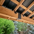 thumbnail image 6 of Range Cedar and Steel Gazebo with Lofted Roof and PowerPort, 6 of 15