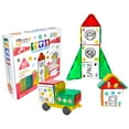 thumbnail image 1 of Tytan Magnetic Learning Tiles & Building Block Kit - STEM Certified Toys, Magnets & Dry Erase Decals for Kids - 60 pcs, 1 of 7