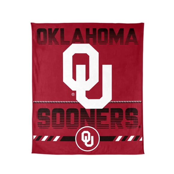 Logo Brands Oklahoma Sooners 60"x70" Super Plush Blanket