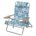 thumbnail image 3 of Member's Mark 5 Position Beach Chair with Wooden Armrest, 3 of 14