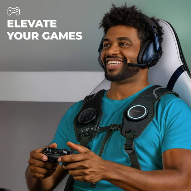Woojer Vest 4 High-Fidelity Haptics - for VR, Games, Music, Movies