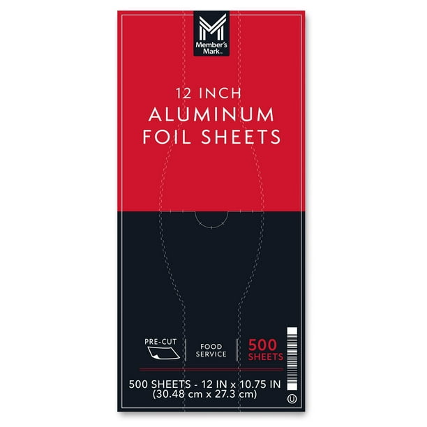 Member's Mark Foil Sheets, 12