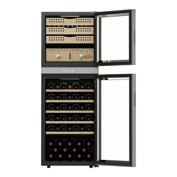 Havana Vino 2-in-1 Cigar Humidor & Wine Refrigerator