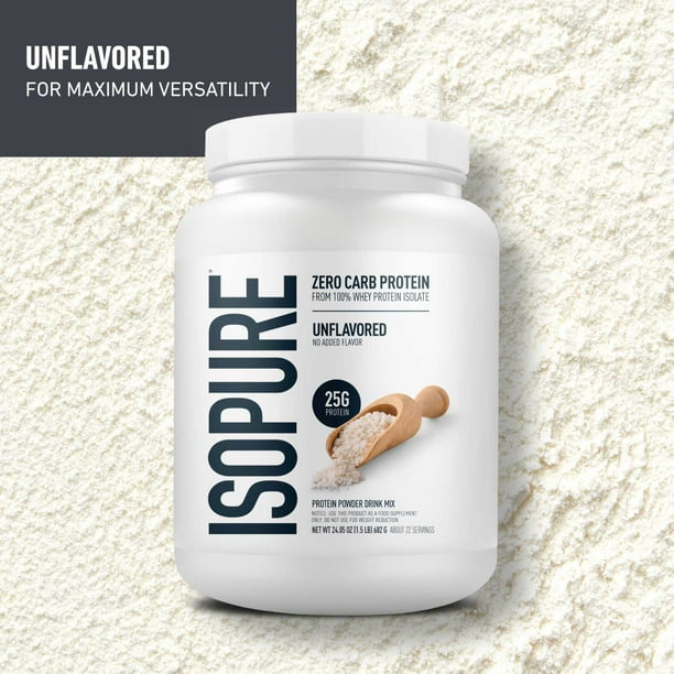 ISOPURE Whey Protein Isolate, Unflavored, 1.55 lbs. - Samsclub.com