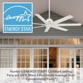 thumbnail image 11 of Hunter Downtown ENERGY STAR® Damp Rated Ceiling Fan and Wall Control - 72" & 60" Assorted Colors, 11 of 24