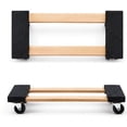 thumbnail image 1 of Simpli Magic 2-Pack Wooden Dolly, 1000 lb Capacity Each - Multi Purpose Platform Truck & Garage Moving Cart, 1 of 5