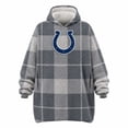 thumbnail image 1 of Pegasus Sports Indianapolis Colts Wearable Sherpa Throw, 1 of 7
