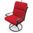 thumbnail image 3 of Sunbrella 22" x 45"  Solid Rectangular Knife Edge Outdoor Chair Cushion with Ties and Hanger Loop, 3 of 6