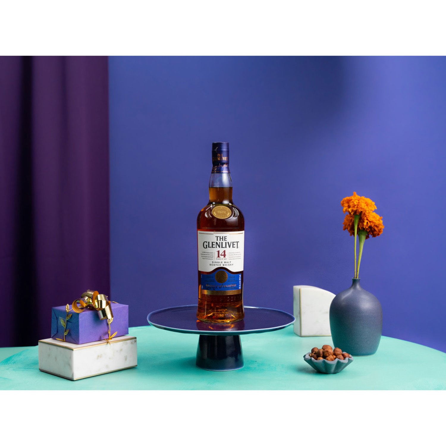 The Glenlivet 14 Year Old Single Malt Scotch Whisky 750 ml