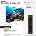 thumbnail image 2 of SAMSUNG 70” Class DU6900D Series Crystal 4K UHD Smart TV, 2 of 13