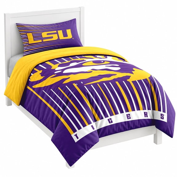 Logo Brands LSU Tigers Comforter Set