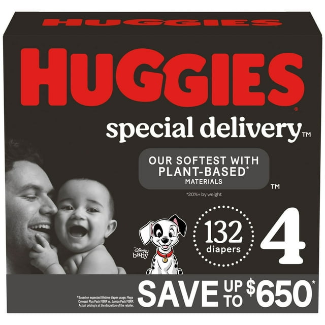 Huggies Special Delivery Hypoallergenic Baby Diapers, Sizes: 1-6