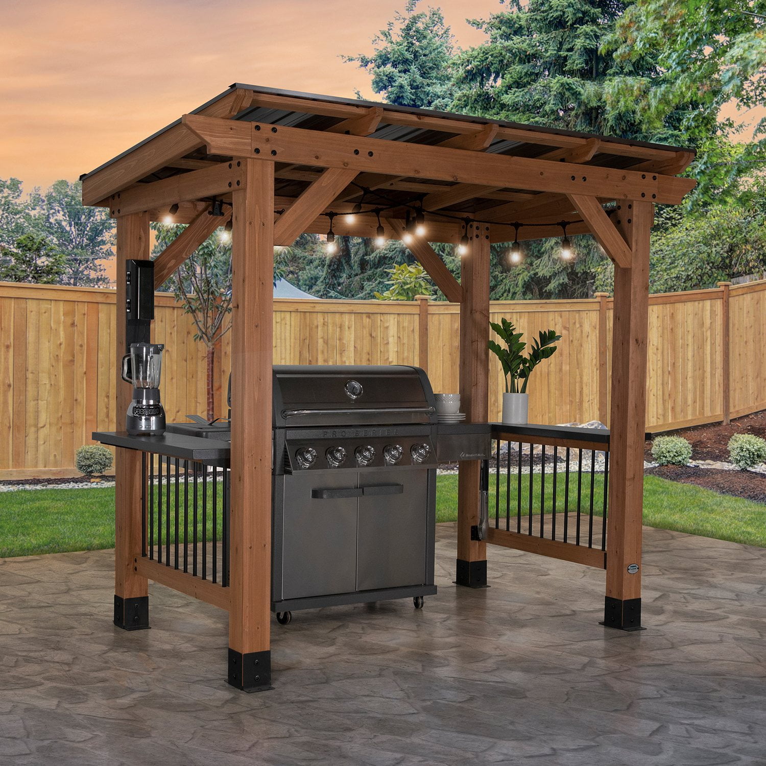 Backyard Discovery Saxony Grill Gazebo