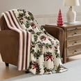 thumbnail image 1 of Hallmark Reversible Plush Holiday Throw, 50" x 70", 1 of 5
