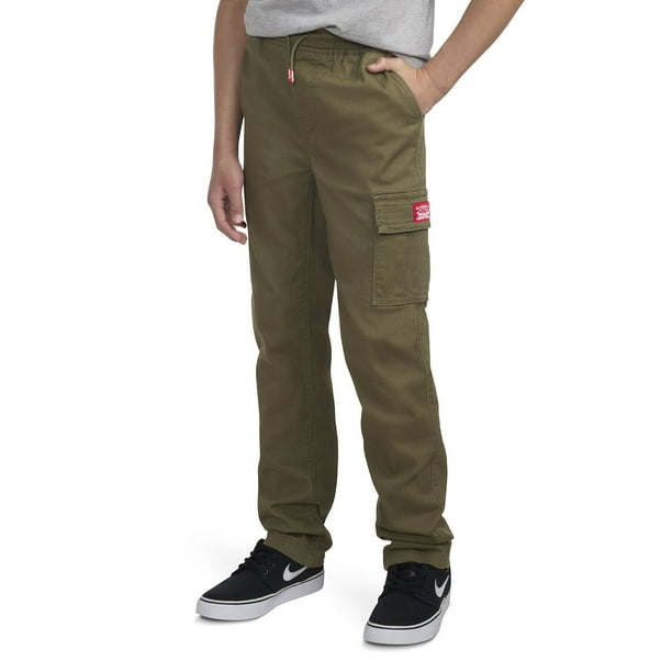 Pantalon Cargo Levi's Garçon 11-12 Ans - Vert Camouflage - Taille W26 L24