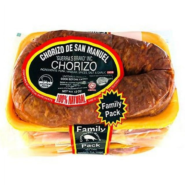 Chorizo De San Manuel Pork Chorizo Family Pack, 12 oz., 4 pk.