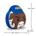 thumbnail image 5 of Logo Brands Los Angeles Rams Puff Pillow, 5 of 5