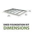 thumbnail image 10 of Lifetime Foundation Kit for 8' x 10' Shed, 10 of 10