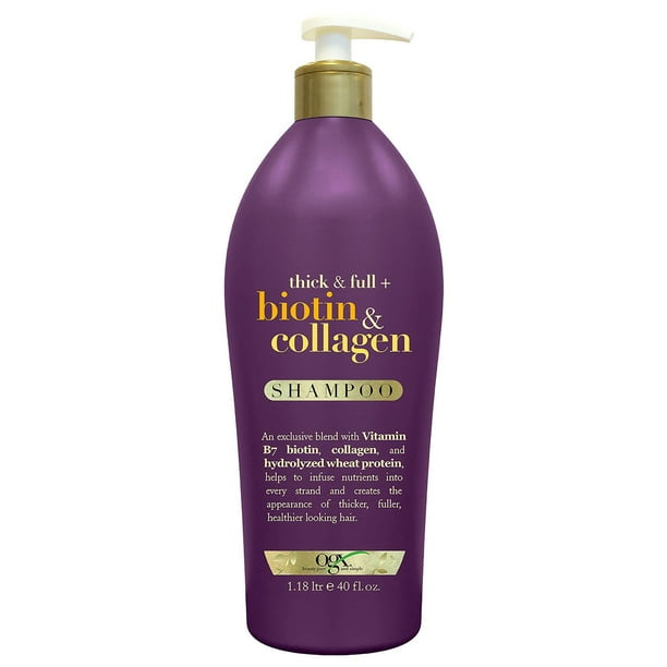 OGX Thick & Full + Biotin & Collagen Shampoo, 40 fl. oz