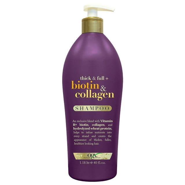OGX Thick & Full + Biotin & Collagen Shampoo, 40 fl. oz.