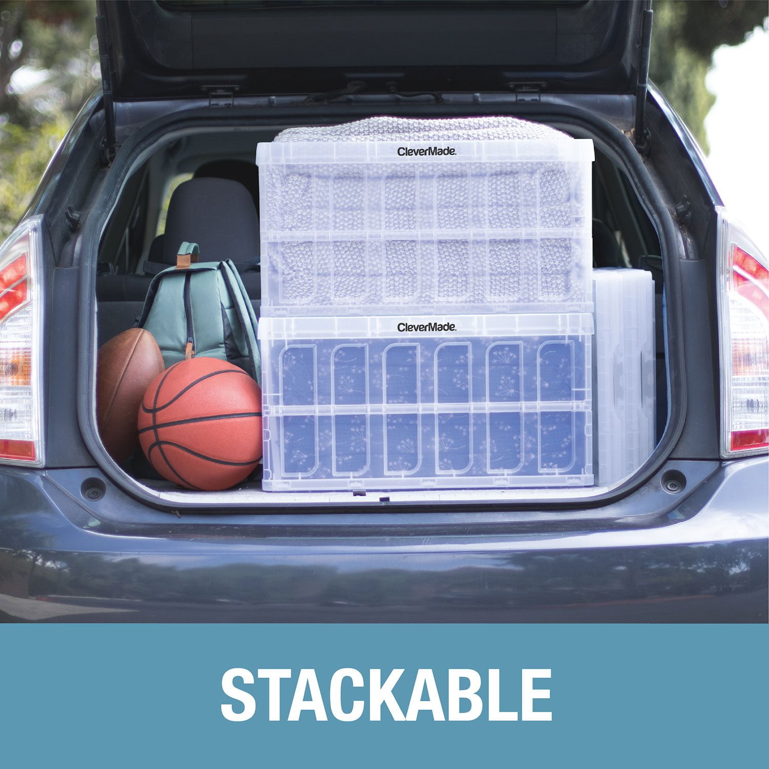 CleverMade 62L Collapsible Storage Bin - Samsclub.com