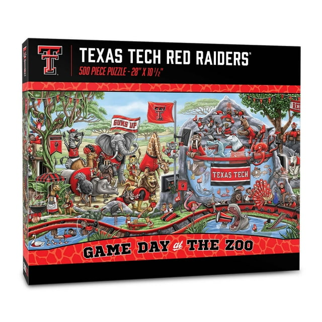 YouTheFan NCAA Game Day At The Zoo 500pc Puzzle, Assorted Teams