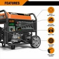 thumbnail image 4 of 12000/9000-Watt Genmax Dual Fuel Portable Generator With CO Sensor + Remote Electric Start / Folding Handle, 4 of 7