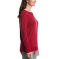 thumbnail image 3 of Rafaella Women's Long-Sleeve V-Neck Top, 3 of 11