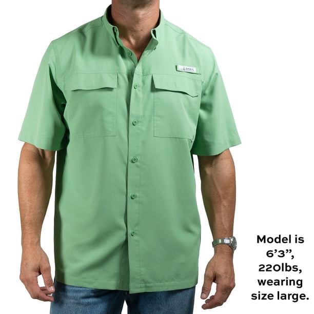 Habit Men's Short Sleeve 50+ UPF Fishing Shirt - Samsclub.com