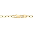 thumbnail image 3 of High Polish Heart Paperclip Bracelet in 14K Gold, 3 of 6