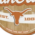 thumbnail image 4 of YouTheFan Texas Longhorns 17"x12.5" 3D Multi-Layered Fan Cave Sign, 4 of 5