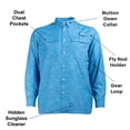 thumbnail image 3 of Habit Men's Long Sleeve 50+ UPF Fishing Shirt, 3 of 9