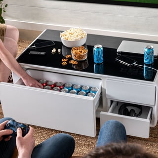 Sobro Smart Coffee Table with Cooling Drawer, Touchscreen Controls, and Bluetooth Speakers