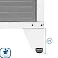 thumbnail image 3 of Seville Classics UltraHD 6" Tall Leveling Feet with Rubber Base, Set of 4 or 6, 3 of 4