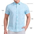 thumbnail image 8 of Nick Graham Men's Performance Short Sleeve Woven Sport Shirt, 8 of 9