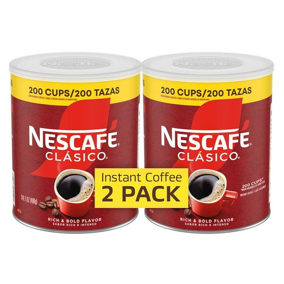 Nescafé Clasico Dark Roast Instant Coffee, 14.1 oz., 2 pk.