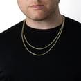 thumbnail image 11 of Semi Solid Rope Chain Necklace in 14K Gold, 11 of 12