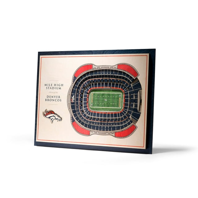 YouTheFan NFL 17" x 13" 5-Layer Stadium View 3D Wall Art