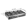 thumbnail image 6 of FORNO Spezia Pro Style Gas Range Top with Cast Iron Grates, 6 of 8