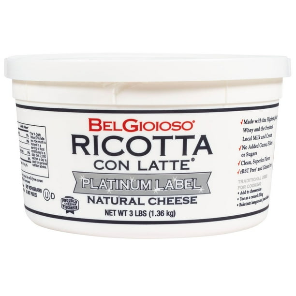 BelGioioso Platinum Label Ricotta 3 lbs. - Samsclub.com