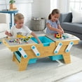 thumbnail image 4 of KidKraft Building Bricks Play N' Store Wooden Table, 4 of 11